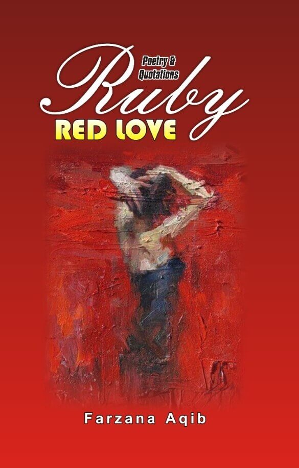 ruby-red-love-english poetry-book-by-farzana-aqib